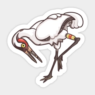 Whooping Crane Sticker